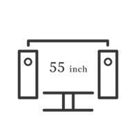 55インチ以上の多機能液晶テレビ